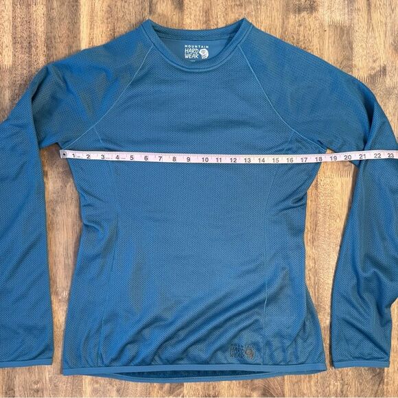 Mountain Hardwear Women’s AirMesh Long-Sleeve Crew Shirt Caspian Ski Hike Sz XS - Picture 9 of 12